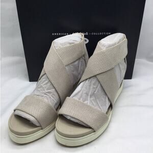 Dr. Scholl's Sheena Wedge Sandals Oyster Women's 9m NWT